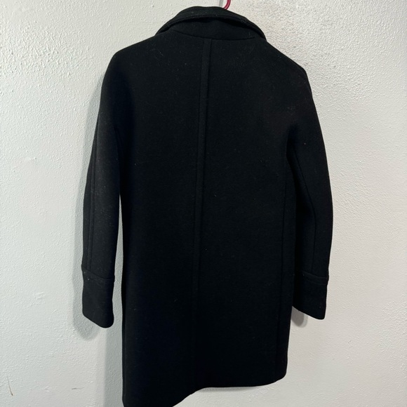 J crew black wool Nello Gori pea coat size 0 - Picture 5 of 8